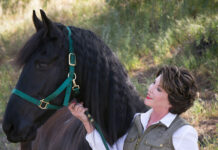 Adrienne Brandes with her horse