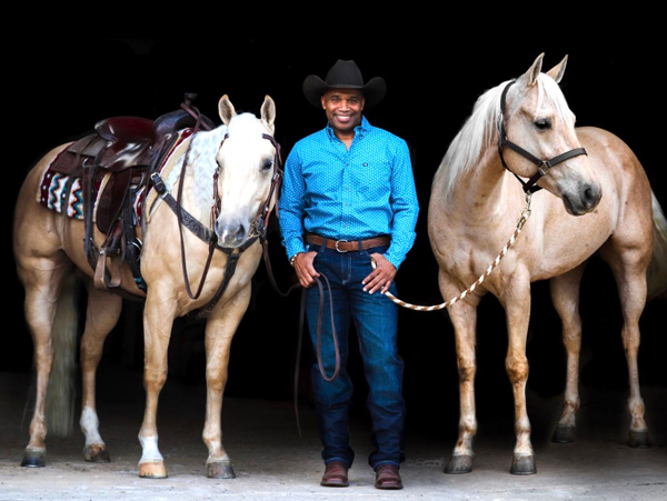 Dwayne Hildreth with Chance and Jagger, Board Member of Brooke USA