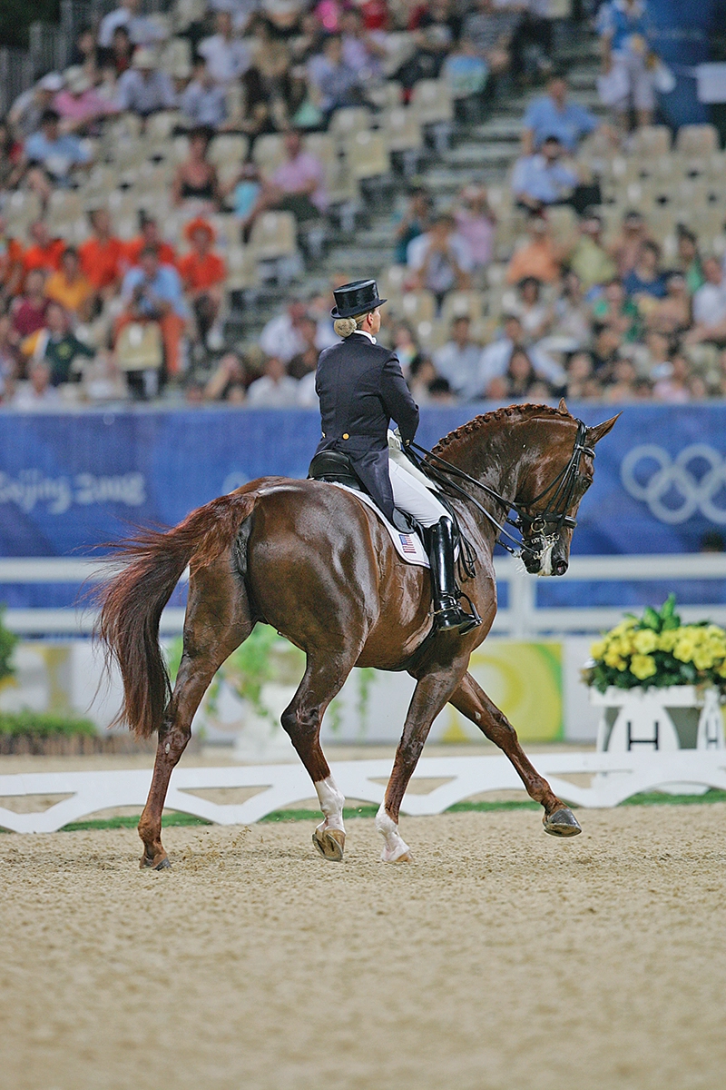 Brentina and Debbie McDonald at the 2008 Beijing Olympics.