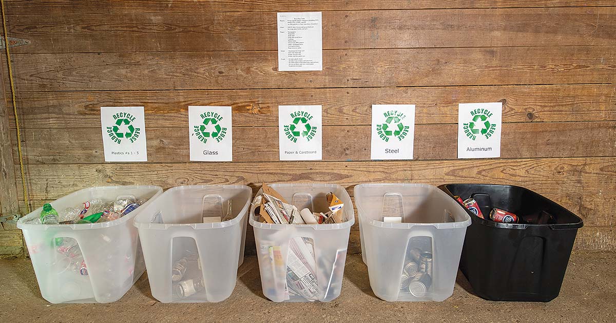 Reduce Reuse Recycle Bins