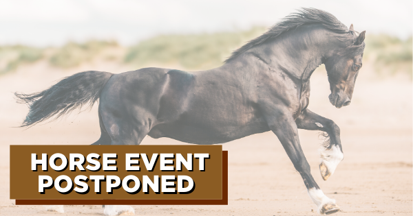 Horse Event Postponed