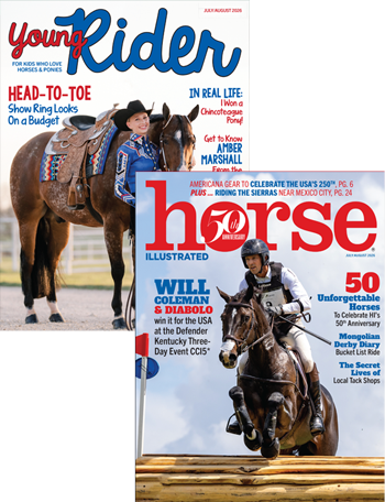 Combo of Horse Illustrated & Young Rider 1-Year Print Subscription