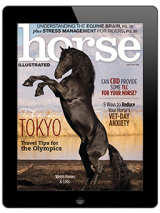 The cover of the February 2020 digital issue of Horse Illustrated.