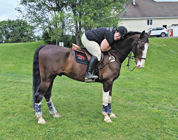 Kylie Standish and Noodle - self-acceptance as a rider