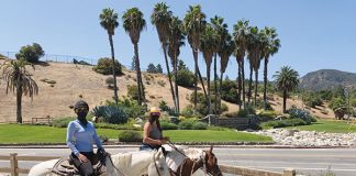 Horseback riders at Griffith Park.