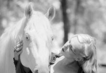 Horse Illustrated Podcast Episode 14 a women with horse