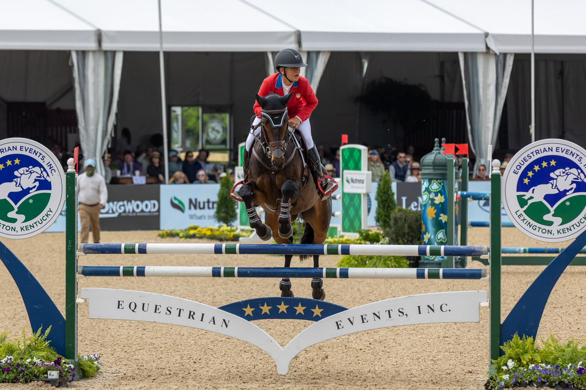 Tamie Smith and Lillet 3 on their way to the CCI4* win.