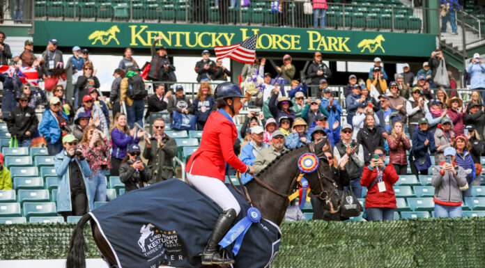 Defending Kentucky Three-Day Event champion Tamie Smith