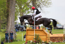 Tamie Smith on Mai Baum during cross-country at the 2023 Land Rover Kentucky Three-Day Event