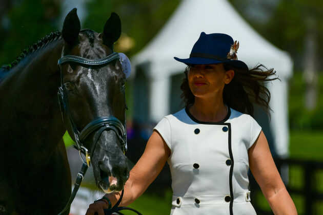 Tamra Smith at Kentucky Three-Day Event Inspection