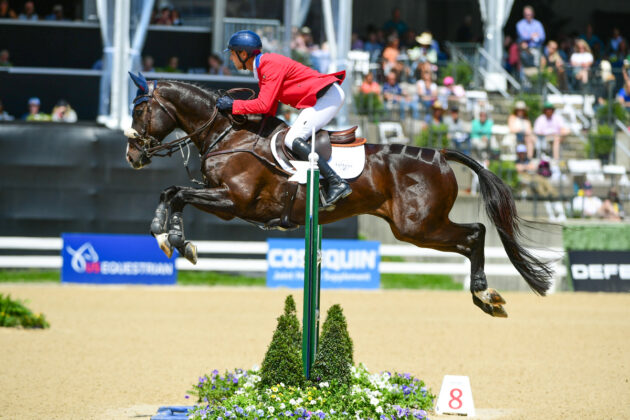 Will Coleman and Diabolo sail over a jump