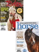 young rider + horse illustrated combo offer
