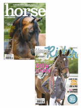 horse illustrated + young rider print magazine