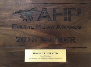 Horse Illustrated Award from American Horse Publications