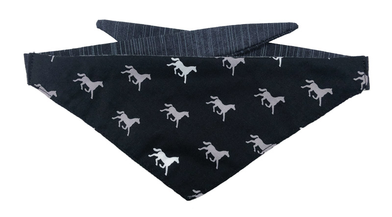 Little Equestrian Reversible Tie-On Bandana
