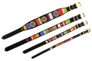 Barn Dog Gear - Circle of Life Beaded Dog Collar