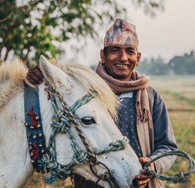 Horse owner in Nepal - Brooke and Brooke USA