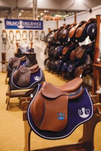 Saddles for Sale at the Bit Chair and Artwork at Boots at Royal Agricultural Winter Fair