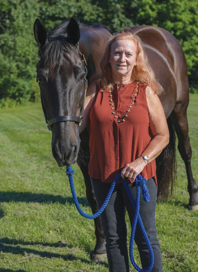 Nancy Bryant, RN, fighting COVID-19 and rides in the horse industry