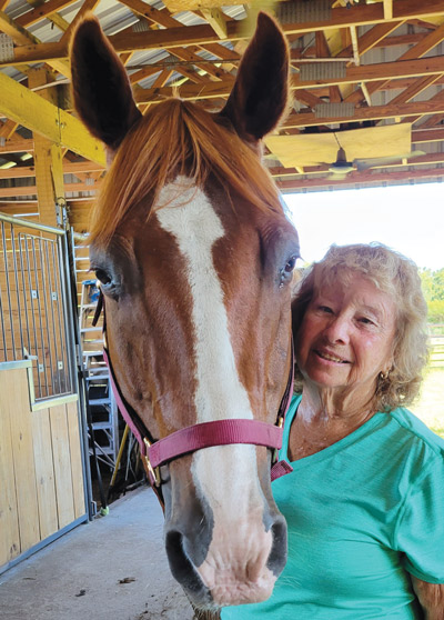 Older Horse and Debbie Drake