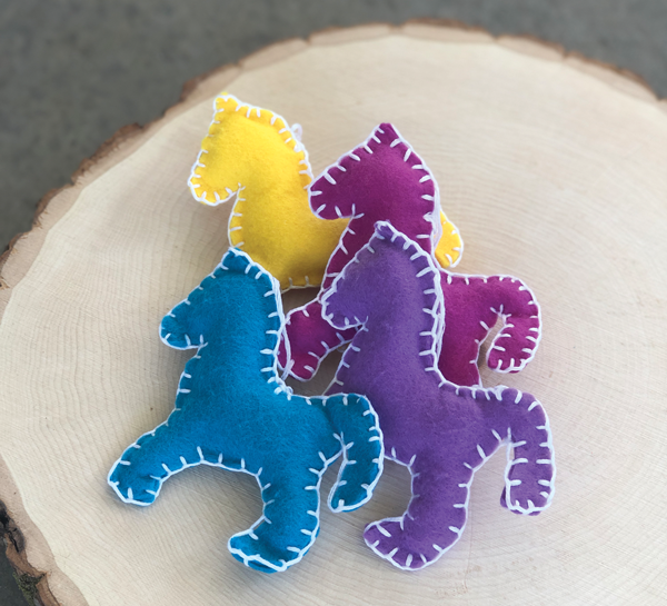 Horse Felt Ornament