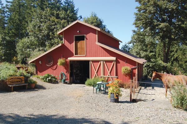 Eco-Friendly Horsekeeping - Pretty Red Barn