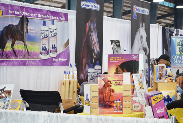 A booth at Equitana