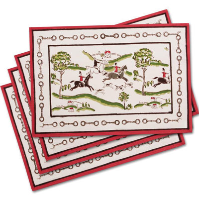 Fox Hunt Placemats