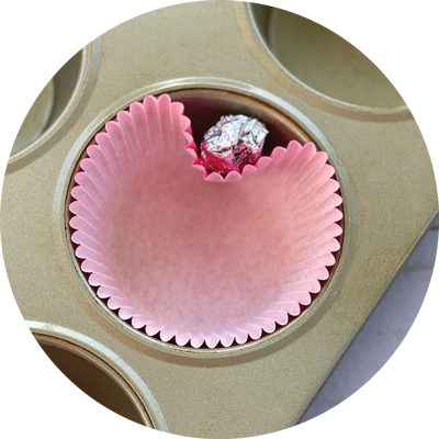 Heart-Shaped Cupcake