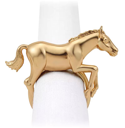 Horse Holiday Entertaining - Horse Napkin Ring