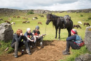 Iceland trip riders bonding