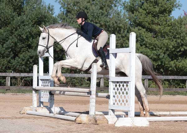 Arcing over a Jump