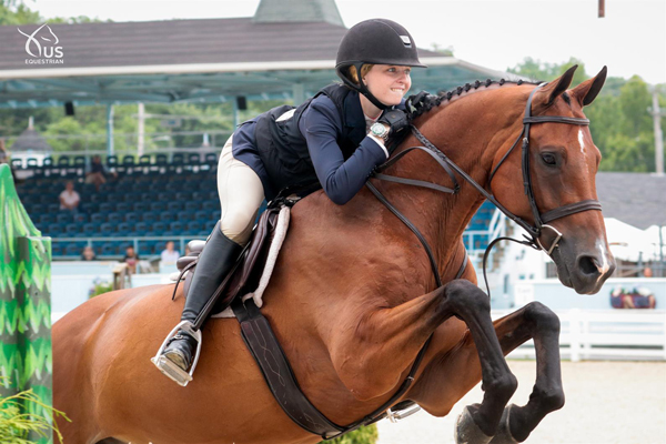 Kat Fuqua and Grand Remo at the Adequan/USEF Junior Hunter National Championship