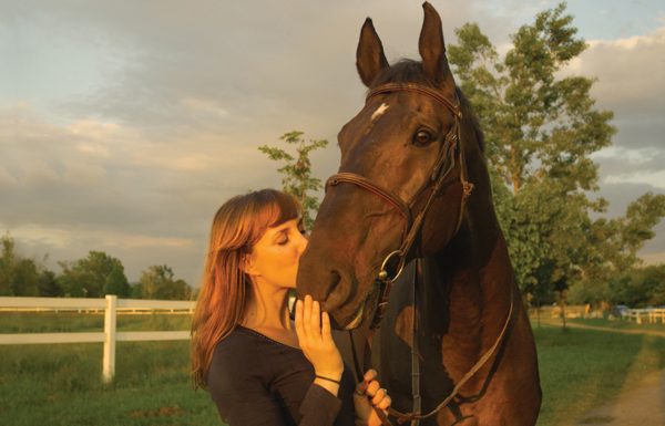 Kissing Horse's Nose - Making Adoption Easier
