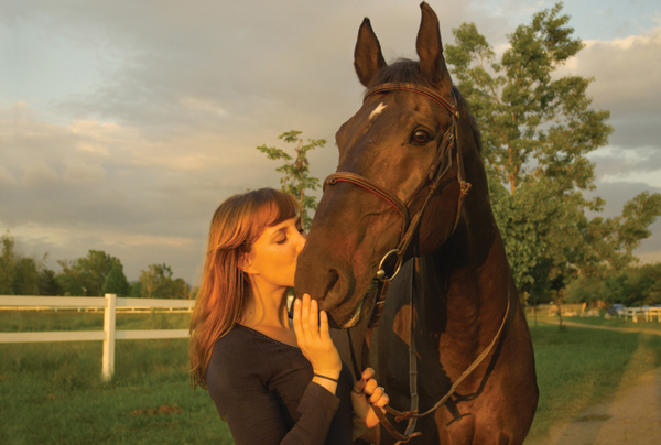 Kissing Horse's Nose - Making Adoption Easier