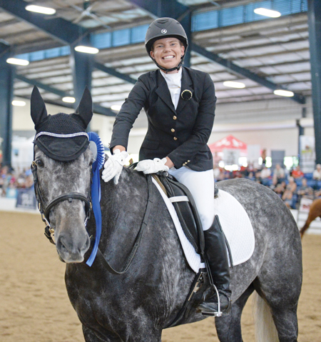 Thoroughbred Makeover Skye Liikanen and Sacred Promise