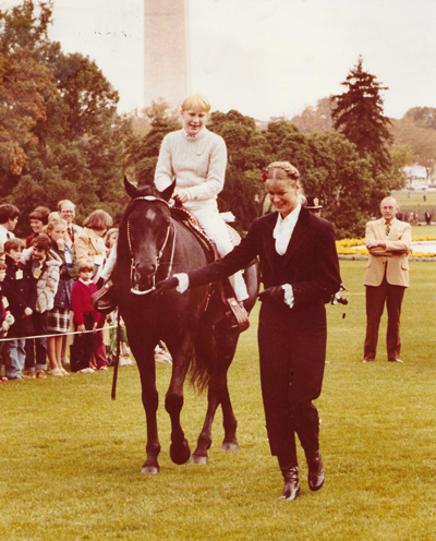 Amy Carter on The Black Stallion with Margo Shallcross