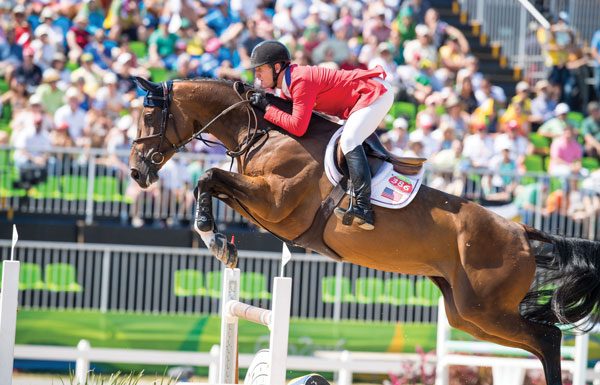 McLain Ward and HH Azur at the 2016 Rio Olympic Games.