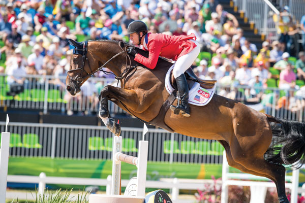 McLain Ward and HH Azur at the 2016 Rio Olympic Games.