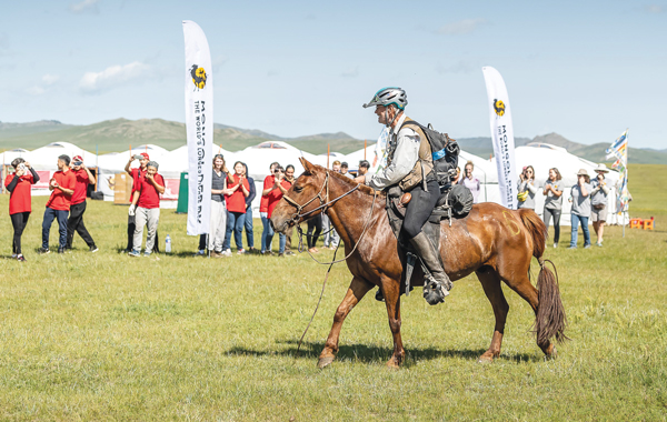 Robert Long, oldest winner of Mongol Derby