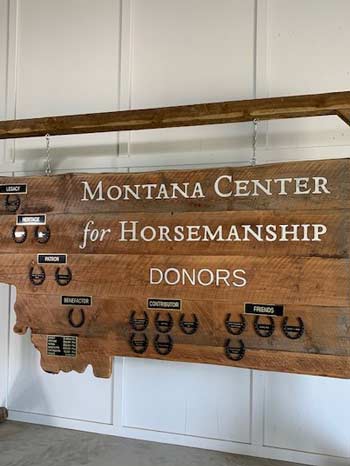 Montana Center for Horsemanship Sign