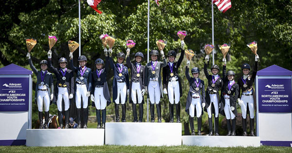 Adequan/FEI North American Youth Championships Podium Moment