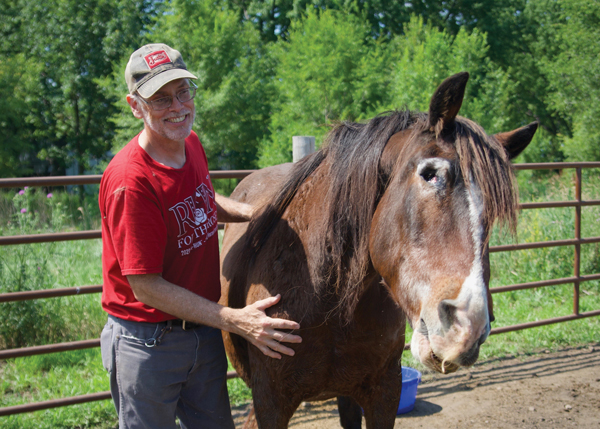Difficult horses to adopt - Patrick Metzger and Gypsy