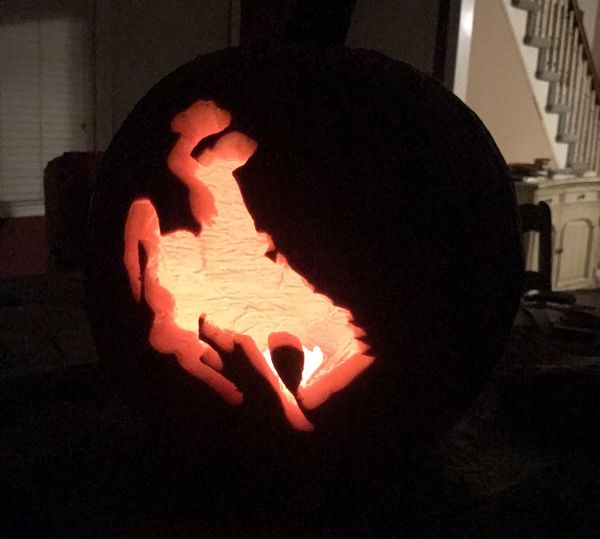 Priscilla D.'s Bronco Pumpkin