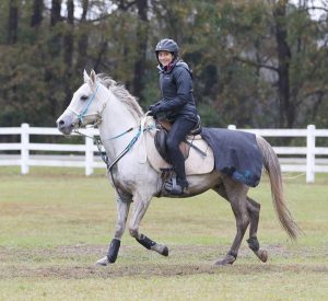 Reine Pagliaro and Beautiful Knightmare in the USEF Endurance National Championships