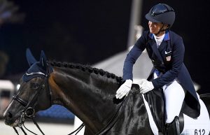 Sabine Schut-Kery and Sanceo at the U.S. Dressage Mandatory Observation Event