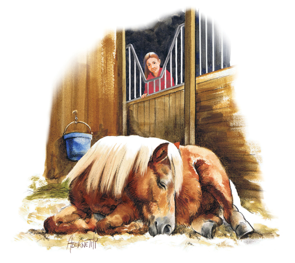 Short Story - New Pony Home with Two Little Girls
