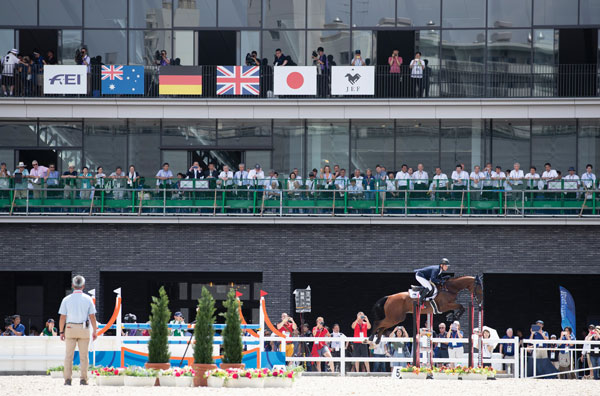 Main Arena for Equestrian Events in Tokyo Olympics