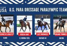 U.S. Equestrian Announces U.S. Para Dressage Team for Paralympic Games Tokyo 2020 U.S. Para Dressage Team for the Olympic Games Tokyo 2020