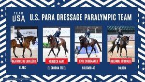 U.S. Equestrian Announces U.S. Para Dressage Team for Paralympic Games Tokyo 2020